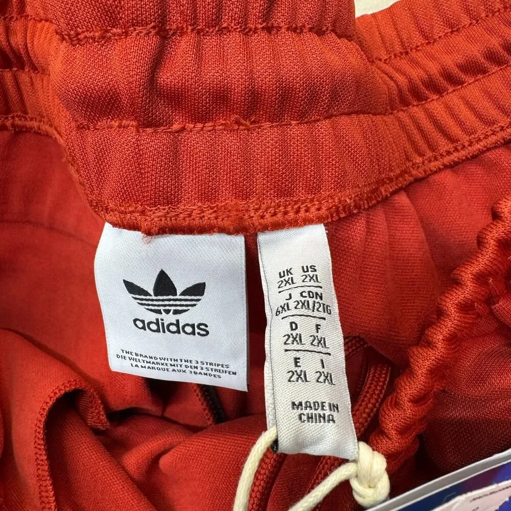 NEW Colombia adidas Beckenbauer Track Pants Tribe Orange Red Almost Yellow 2XL